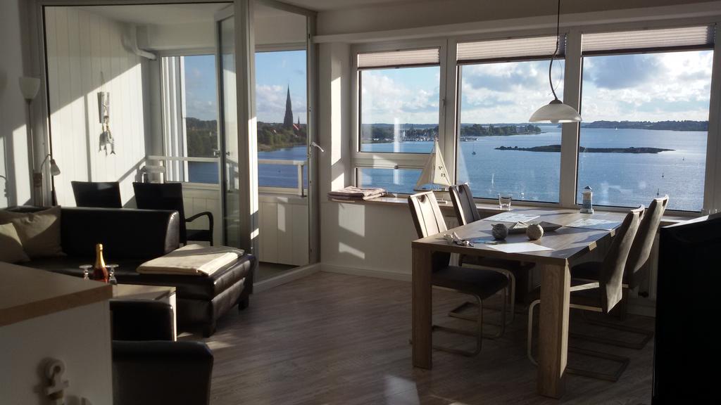 Ostseefjord-Schlei-Blick Im Wikingturm Schleswig Bagian luar foto