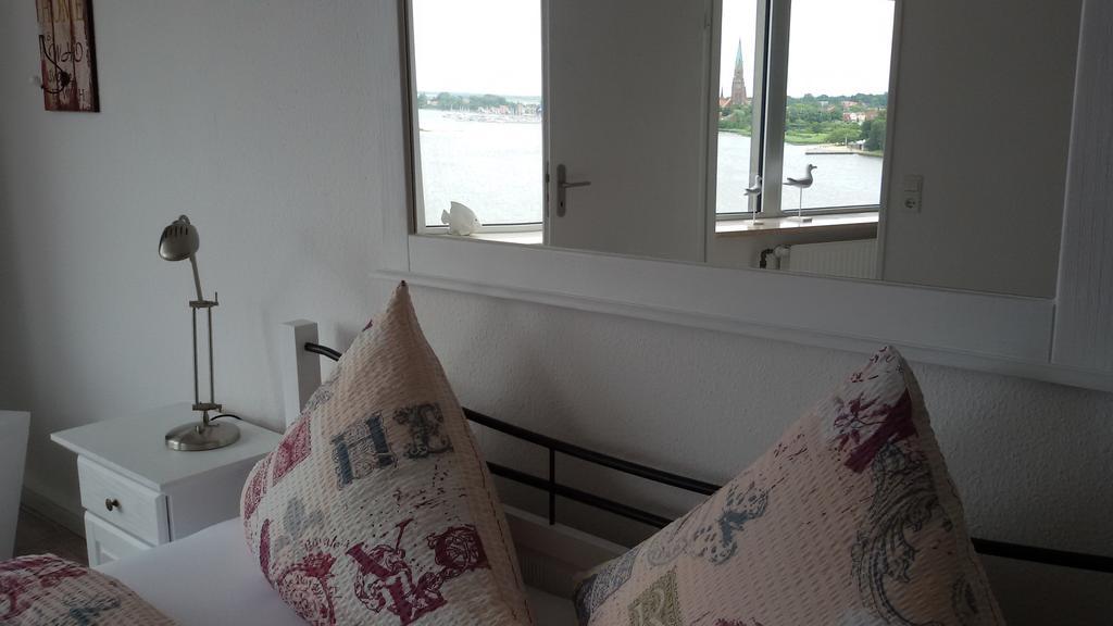 Ostseefjord-Schlei-Blick Im Wikingturm Schleswig Bagian luar foto