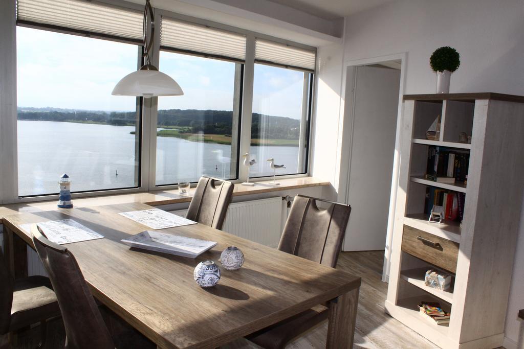 Ostseefjord-Schlei-Blick Im Wikingturm Schleswig Bagian luar foto